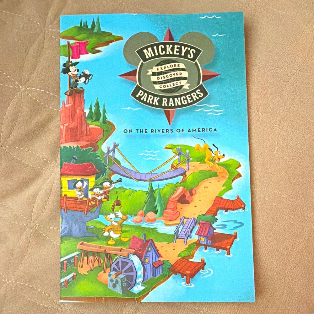 Disneyland  Mickey Mouse Park Rangers Activity Booklet On the Rivers of America